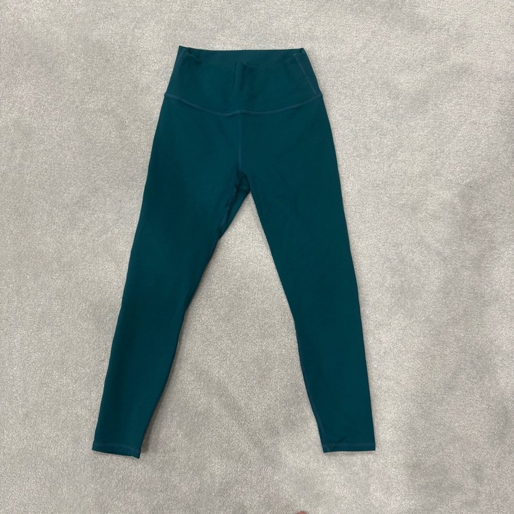 Fabletics Powerhold 7/8 Length, Deep Teal Leggings